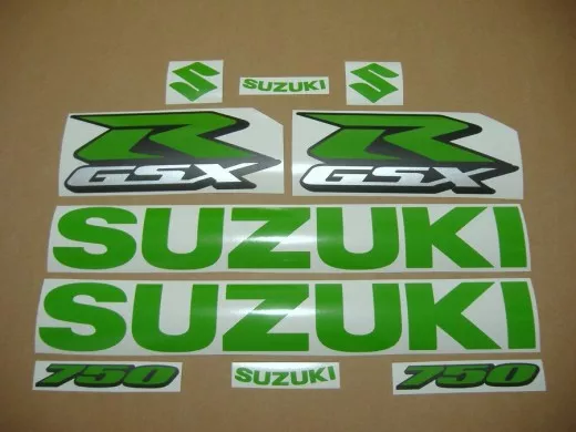 Suzuki GSX-R 750 Universal - Lime-Grün - Custom-Dekorset