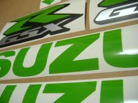 Suzuki GSX-R 750 Universal - Lime-Grün - Custom-Dekorset