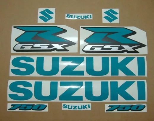 Suzuki GSX-R 750 Universal - Opal-Grün - Custom-Dekorset