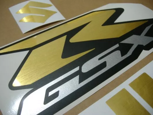 Suzuki GSX-R 750 Universal - Gebürstetes Gold - Custom-Dekorset