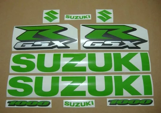 Suzuki GSX-R 1000 Universal - Lime-Grün - Custom-Dekorset