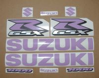 Suzuki GSX-R 1000 Universal - Violet - Custom-Decalset