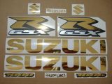 Suzuki GSX-R 1000 Universal - Chrome-Gold - Custom-Dekorset