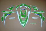 Honda CBR 1000RR 2008-2011 - Lime-Grün/Weiß - Custom-Dekorset