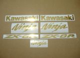 Kawasaki ZX-6R - Chrome-Gold - Custom-Dekorset