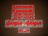 Kawasaki ZX-10R - Reflektierend Rot - Custom-Dekorset