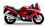Suzuki GSX-F 750 Katana 2000 - Red US Version - Decalset