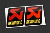 AKRAPOVIC V4 Exhaust-sticker heatproof, 2 pcs