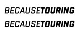 BecauseTouring - Car-Sticker (2 Pcs.)