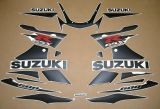 Suzuki GSX-R 600 2001-2003 - Schwarz-Matt - Custom-Dekorset