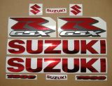 Suzuki GSX-R 1000 Universal - Chrome Red - Custom-Decalset