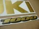 Suzuki GSX-R 1000 Universal - Gebürstetes Gold - Custom-Dekorset