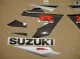 Suzuki GSX-R 600 2005 - Silber/Schwarz Version - Dekorset