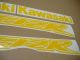 Kawasaki ZX-12R - Yellow - Custom-Decalset