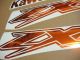 Kawasaki ZX-12R - Chrome-Orange - Custom-Decalset