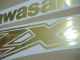Kawasaki ZX-12R - Brushed-Gold - Custom-Decalset