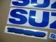 Suzuki GSX-R 1000 - Reflektierend Blau - Custom-Dekorset