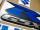 Suzuki GSX-R 750 - Reflektierend Blau - Custom-Dekorset