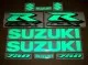 Suzuki GSX-R 750 - Reflektierend Grün - Custom-Dekorset