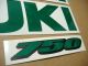Suzuki GSX-R 750 - Reflektierend Grün - Custom-Dekorset