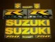 Suzuki GSX-R 750 - Reflektierend Gelb - Custom-Dekorset