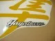 Suzuki Hayabusa 1999-2007 - Reflektierend Gelb - Custom-Dekorset