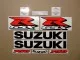 Suzuki GSX-R 750 2014 - Weiß/Blaue Version - Dekorset