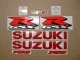 Suzuki GSX-R 750 2017 - Weiße Version - Dekorset