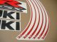Suzuki GSX-R 1000 2015 - Red/Black Version - Decalset