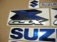 Suzuki GSX-R 600 Universal - Chrome Blau - Custom-Dekorset