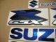 Suzuki GSX-R 750 Universal - Chrome Blau - Custom-Dekorset