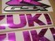 Suzuki GSX-R 750 Universal - Chrome Pink - Custom-Dekorset
