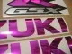 Suzuki GSX-R 750 Universal - Chrome Pink - Custom-Dekorset