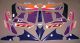Yamaha YZF 750R 1993 - Green/Purple/Orange Version - Decalset