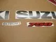 Suzuki GSX-R 750 2006 - Burgunder/Schwarze Version - Dekorset