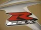 Suzuki GSX-R 750 2007 - Dunkelblau/Schwarze Version - Dekorset