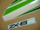 Kawasaki ZX-6R 2011 - Grüne Version - Dekorset