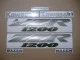 Kawasaki ZZR 1200 2004 - Silber Version - Dekorset