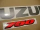 Suzuki GSX-R 750 2010 - Weiß/Blaue Version - Dekorset