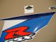 Suzuki GSX-R 750 2010 - Weiß/Blaue Version - Dekorset