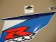Suzuki GSX-R 750 2010 - Weiß/Blaue Version - Dekorset