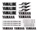 Yamaha R1 // YAMALUBE - Aufkleberset - Schwarz