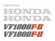 Honda VF1000 F2 - Dekorset