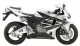 Honda CBR 600RR 2005 - Silber Version - Dekorset