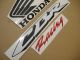 Honda CBR 600RR 2008 - Silber Version - Dekorset