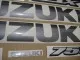 Suzuki GSX-R 750 2008 - Schwarze Version - Dekorset