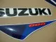 Suzuki GSX-R 600 2012 - Weiß/Blaue Version - Dekorset