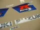 Suzuki GSX-R 1000 2010 - Weiß/Schwarze Version - Dekorset