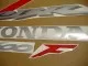 Honda CBR 600 F4 2006 - Rot/Schwarze Version - Dekorset