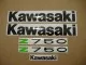 Kawasaki Z 750 2010 - Weiße Version - Dekorset